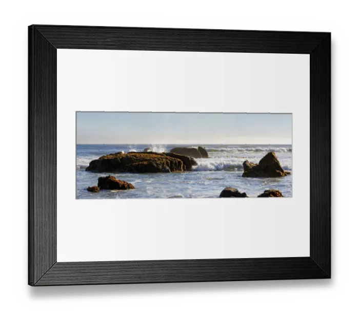 Framed Print : Rocks in the surf with brown algae -Phaeophyceae-, Pacific Coast, Cambria, California, United States Framed Print : Rocks in the surf with brown algae -Phaeophyceae-, Pacific Coast, Cambria, California, United States