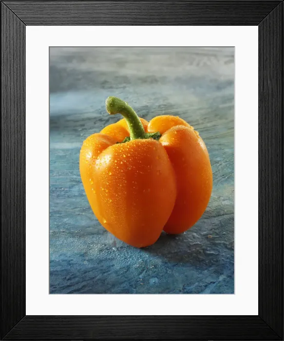 Framed Print : Orange bell pepper Framed Print : Orange bell pepper