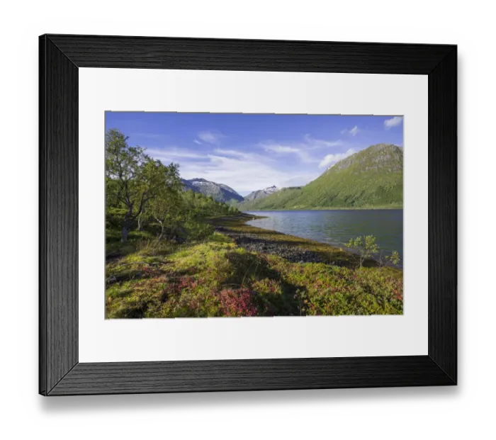 Framed Print : Gunnesfjord, Troms, Norway Framed Print : Gunnesfjord, Troms, Norway