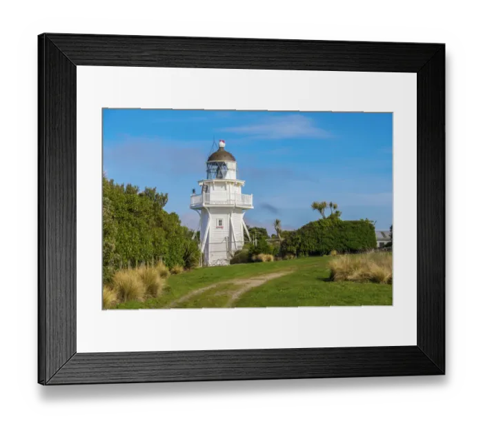 Framed Print : Katiki Point Lighthouse at Katiki Point, Otago, South Island, New Zealand Framed Print : Katiki Point Lighthouse at Katiki Point, Otago, South Island, New Zealand