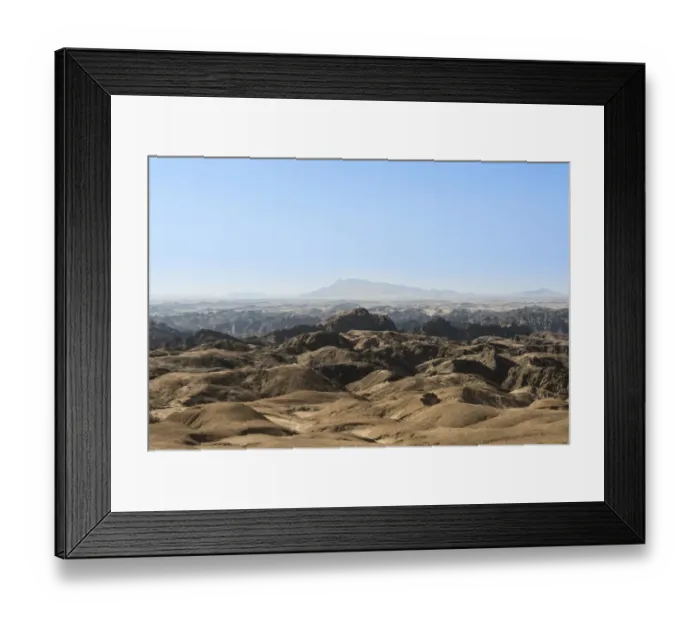 Framed Print : Moon Valley, cliffs furrowed by erosion, Namib-Naukluft Park, Namib Desert, Namibia Framed Print : Moon Valley, cliffs furrowed by erosion, Namib-Naukluft Park, Namib Desert, Namibia