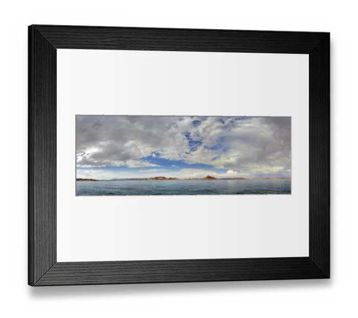 Framed Print : Wahweap Bay in the evening, Lake Powell, Page, Arizona, USA Framed Print : Wahweap Bay in the evening, Lake Powell, Page, Arizona, USA
