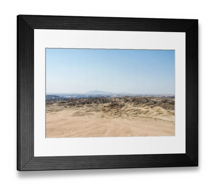 Framed Print : Rocky landscape furrowed by erosion, dry river bed of the Swakop River, Moon Valley, Namib-Naukluft Park, Namib Desert, Namibia