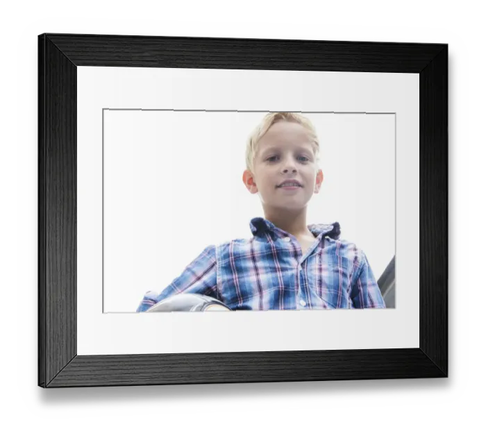 Framed Print : Boy holding a ball Framed Print : Boy holding a ball