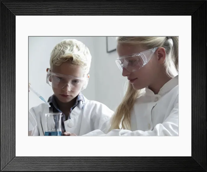 Framed Print : Children, young researchers Framed Print : Children, young researchers