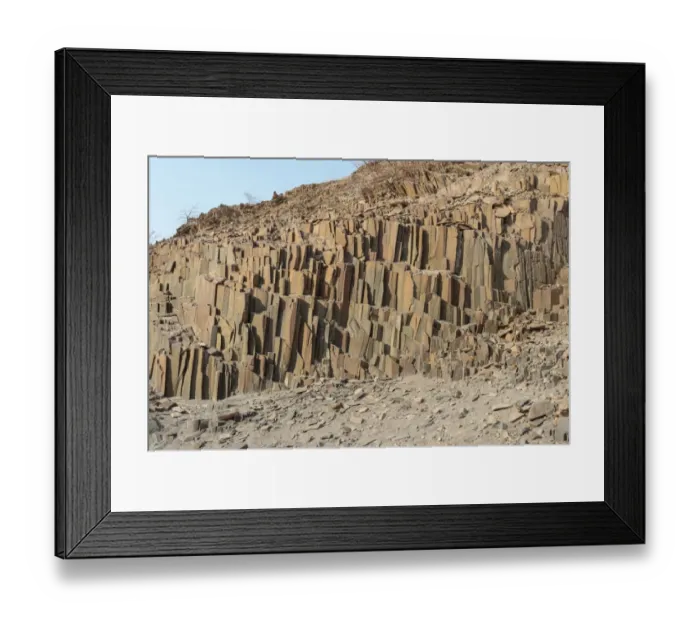 Framed Print : Organ Pipes, basalt rock, Damaraland, Namibia Framed Print : Organ Pipes, basalt rock, Damaraland, Namibia