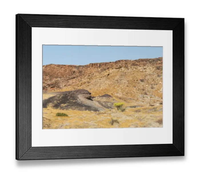 Framed Print : Burnt Mountain, Damaraland, Namibia