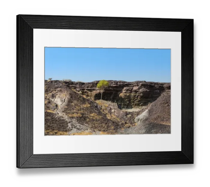 Framed Print : Burnt Mountain, Damaraland, Namibia