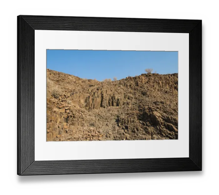 Framed Print : Organ pipes, basalt, Damaraland, Namibia Framed Print : Organ pipes, basalt, Damaraland, Namibia