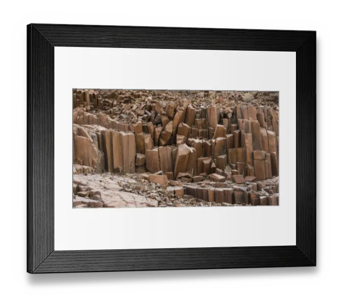 Framed Print : Organ pipes, basalt, Damaraland, Namibia Framed Print : Organ pipes, basalt, Damaraland, Namibia