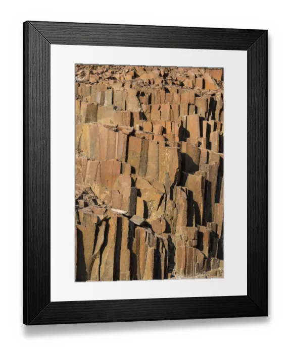 Framed Print : Organ pipes, basalt, Damaraland, Namibia