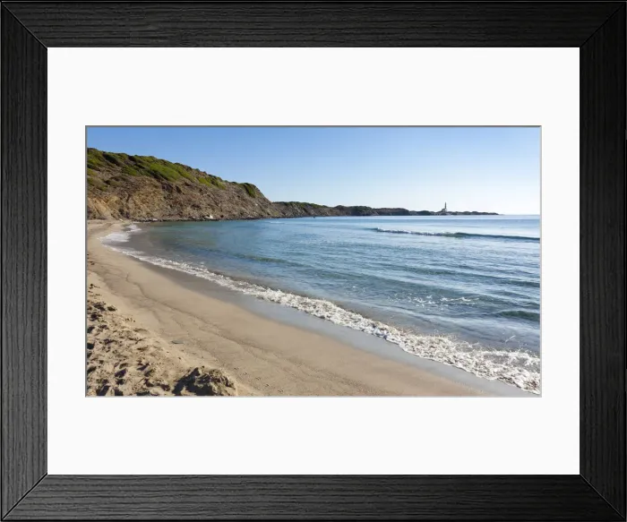 Framed Print : The untouched bay of Cala Presili, northeastern Menorca, Balearic Islands, Spain, Southern Europe, Europe Framed Print : The untouched bay of Cala Presili, northeastern Menorca, Balearic Islands, Spain, Southern Europe, Europe