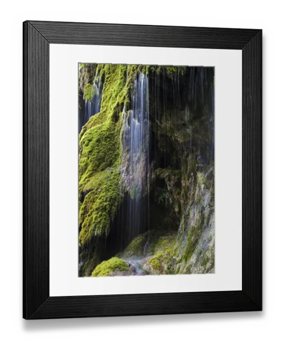 Framed Print : Schleierfaelle waterfalls, Ammerschlucht gorge, near Saulgrub, Upper Bavaria, Bavaria, Germany, Europe Framed Print : Schleierfaelle waterfalls, Ammerschlucht gorge, near Saulgrub, Upper Bavaria, Bavaria, Germany, Europe
