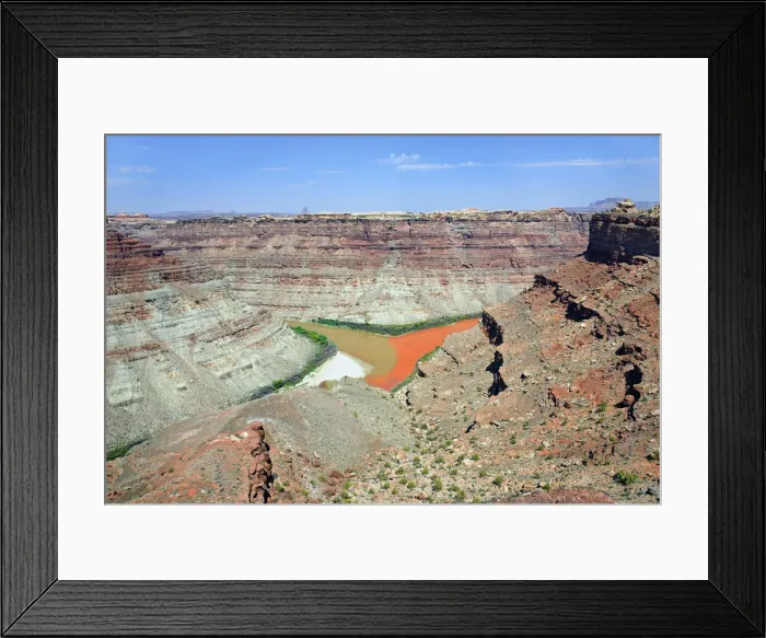 Framed Print : Confluence of Green River and the Colorado River in the Needles district, Canyonlands National Park, Moab, Utah, United States Framed Print : Confluence of Green River and the Colorado River in the Needles district, Canyonlands National Park, Moab, Utah, United States