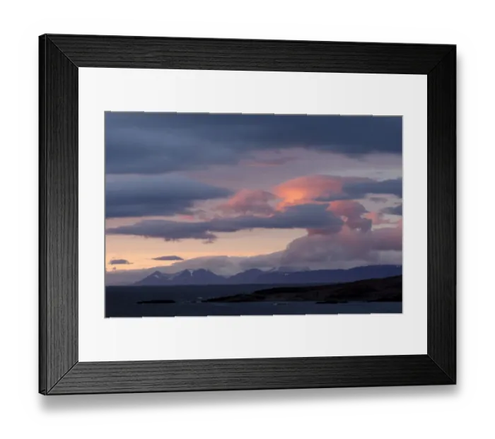 Framed Print : Sunset at Isfjorden, near Festningen, Kapp Linne, Nordenskiold-Land, Spitsbergen Island, Svalbard Archipelago, Svalbard and Jan Mayen, Norway Framed Print : Sunset at Isfjorden, near Festningen, Kapp Linne, Nordenskiold-Land, Spitsbergen Island, Svalbard Archipelago, Svalbard and Jan Mayen, Norway