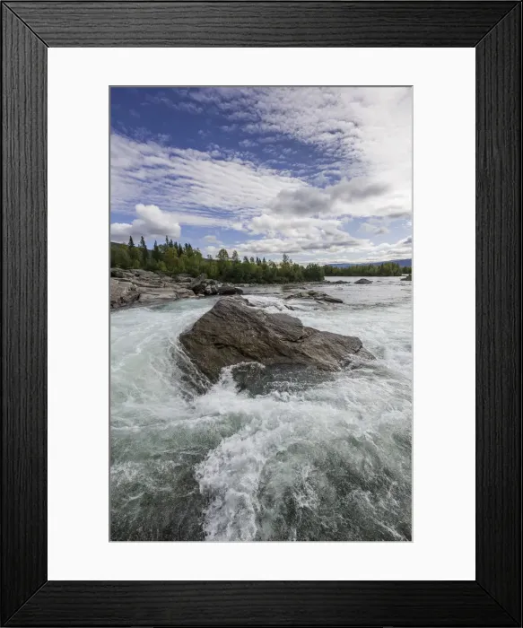 Framed Print : Rapids of the Kamajokk River, Prinskullen, Kvikkjokk, Norrbotten County, Sweden Framed Print : Rapids of the Kamajokk River, Prinskullen, Kvikkjokk, Norrbotten County, Sweden