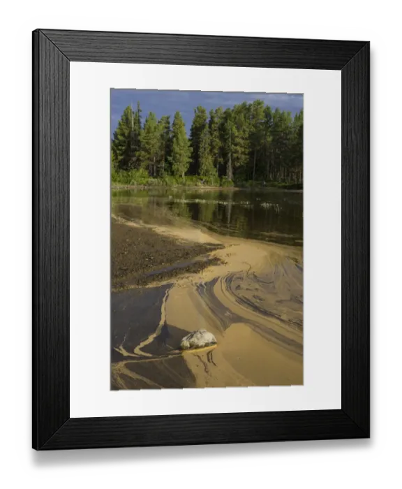 Framed Print : Pollen form patterns in the Saggat Lake near the island of Arrenjarka, Kvikkjokk, Norrbotten County, Sweden Framed Print : Pollen form patterns in the Saggat Lake near the island of Arrenjarka, Kvikkjokk, Norrbotten County, Sweden