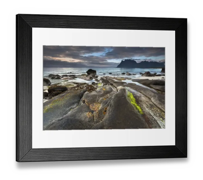 Framed Print : Rocks on Utakleiv beach, Haukland, Vestvagoya, Lofoten, Nordland, Norway Framed Print : Rocks on Utakleiv beach, Haukland, Vestvagoya, Lofoten, Nordland, Norway