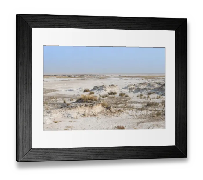 Framed Print : Etosha salt pan, Etosha National Park, Namibia