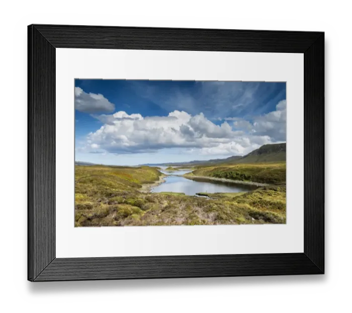 Framed Print : Lochan Havurn, Polla, Northern Highlands, Scotland, United Kingdom Framed Print : Lochan Havurn, Polla, Northern Highlands, Scotland, United Kingdom