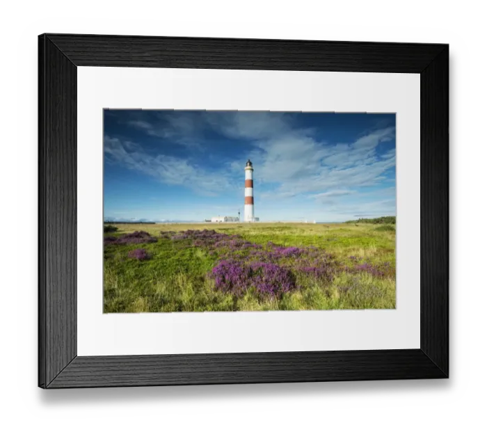 Framed Print : The Tarbat Ness lighthouse on the Moray Firth, Scotland, United Kingdom, Europe Framed Print : The Tarbat Ness lighthouse on the Moray Firth, Scotland, United Kingdom, Europe