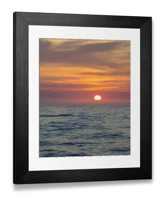 Framed Print : Sunset on the Baltic sea in the Gulf of Riga, Latvia Framed Print : Sunset on the Baltic sea in the Gulf of Riga, Latvia