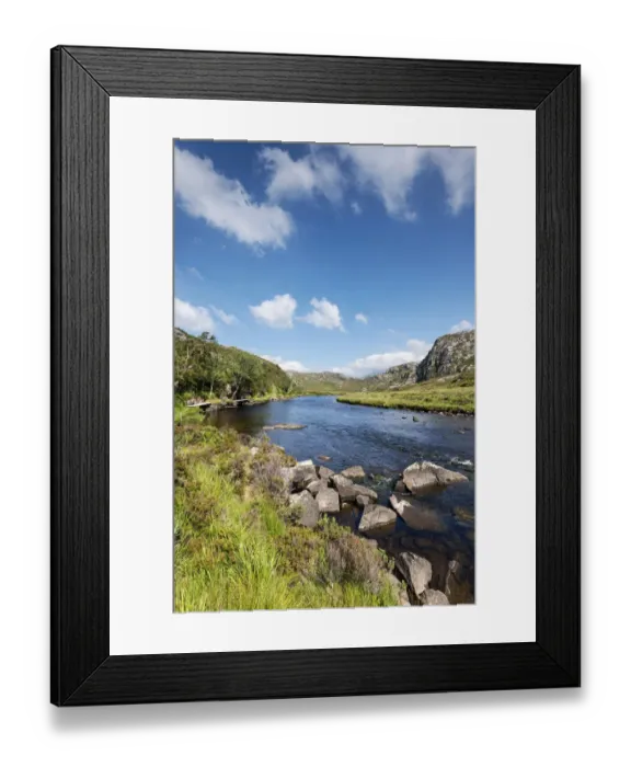 Framed Print : The rich in fish Laxford river is fed by Loch Stack and flows into Loch Laxford, Sutherland, Scotland, United Kingdom, Europe Framed Print : The rich in fish Laxford river is fed by Loch Stack and flows into Loch Laxford, Sutherland, Scotland, United Kingdom, Europe