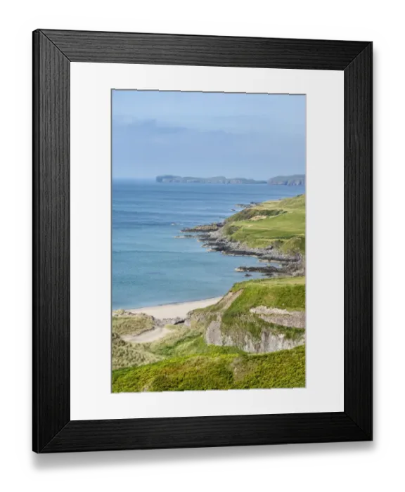 Framed Print : Looking down to Tongue Bay with the Rabbit Islands on the horizon, Sutherland, Scotland, Great Britain, Europe Framed Print : Looking down to Tongue Bay with the Rabbit Islands on the horizon, Sutherland, Scotland, Great Britain, Europe