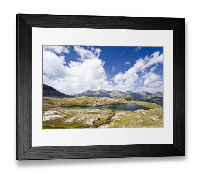 Framed Print : Grosse Malersee lake, Alto Adige, Italy, Europe Framed Print : Grosse Malersee lake, Alto Adige, Italy, Europe