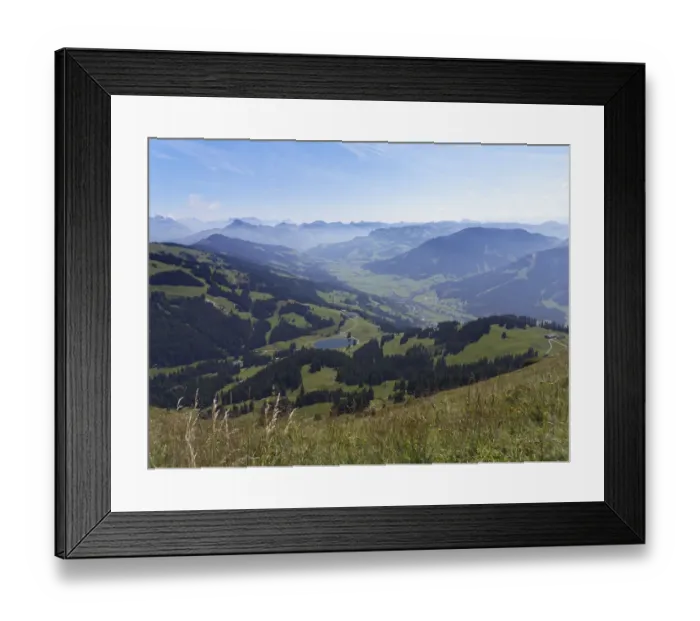 Framed Print : Filzalmsee Lake and Brixental Valley with Brixen im Thale, view from Mt Hohe Salve, Kitzbuhel Alps, Tyrol, Austria Framed Print : Filzalmsee Lake and Brixental Valley with Brixen im Thale, view from Mt Hohe Salve, Kitzbuhel Alps, Tyrol, Austria