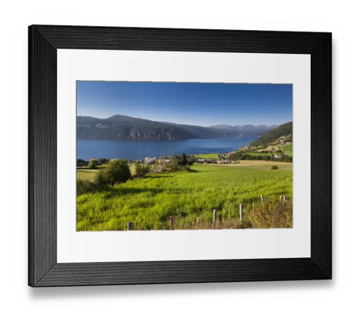 Framed Print : Townscape of Utvik, Innvikfjord, Nordfjord, Sogn og Fjordane, Norway Framed Print : Townscape of Utvik, Innvikfjord, Nordfjord, Sogn og Fjordane, Norway