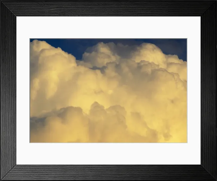 Framed Print : Altocumulus clouds in the evening sky Framed Print : Altocumulus clouds in the evening sky