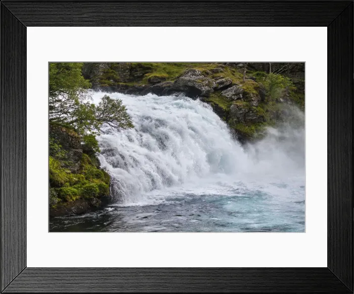 Framed Print : Waterfall, Flam Valley, Flam, Sogn og Fjordane, Norway Framed Print : Waterfall, Flam Valley, Flam, Sogn og Fjordane, Norway