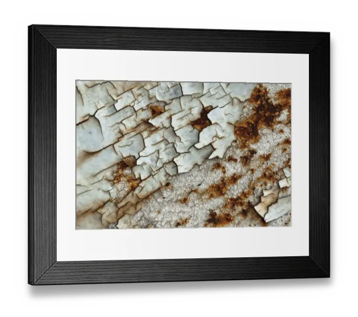 Framed Print : Texture, metal with flaking paint, rust Framed Print : Texture, metal with flaking paint, rust