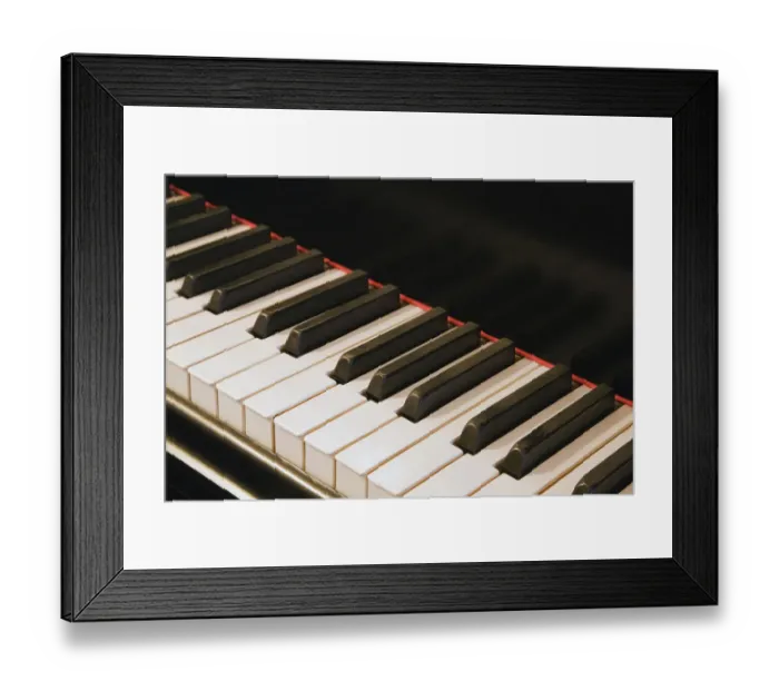 Framed Print : Piano keyboard, Quebec Province, Canada Framed Print : Piano keyboard, Quebec Province, Canada