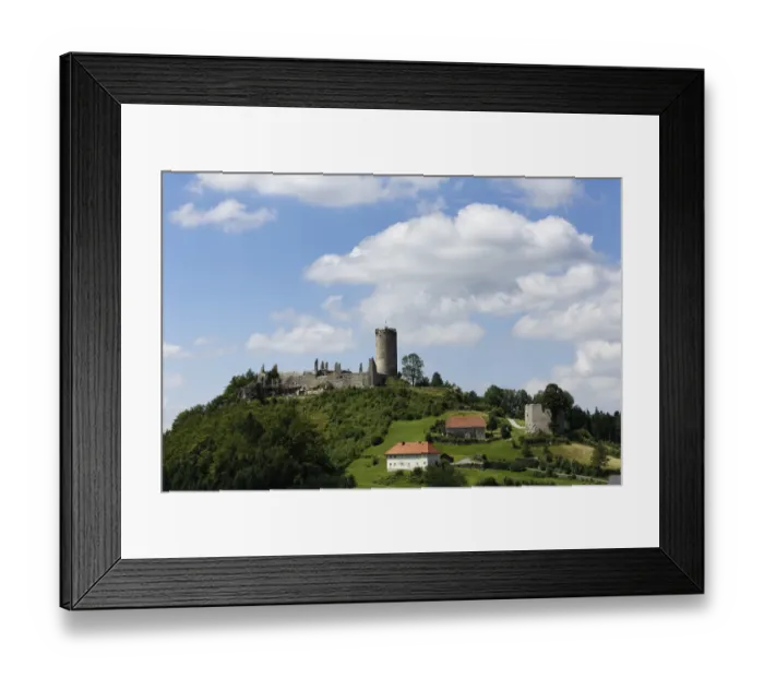 Framed Print : Waxenberg ruins, Muehlviertel region, Upper Austria, Austria, Europe, PublicGround Framed Print : Waxenberg ruins, Muehlviertel region, Upper Austria, Austria, Europe, PublicGround