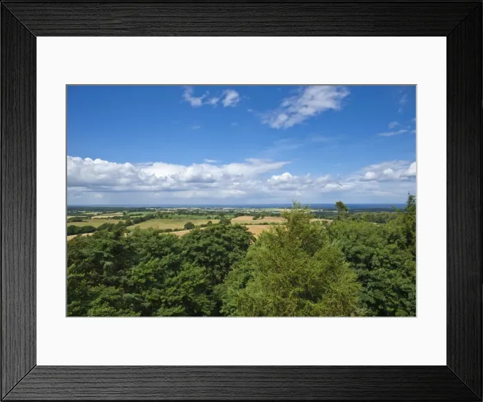 Framed Print : View from Hessenstein Tower to Hohwacht Bay, Panker, Baltic Sea, Schleswig-Holstein, Germany, Europe Framed Print : View from Hessenstein Tower to Hohwacht Bay, Panker, Baltic Sea, Schleswig-Holstein, Germany, Europe