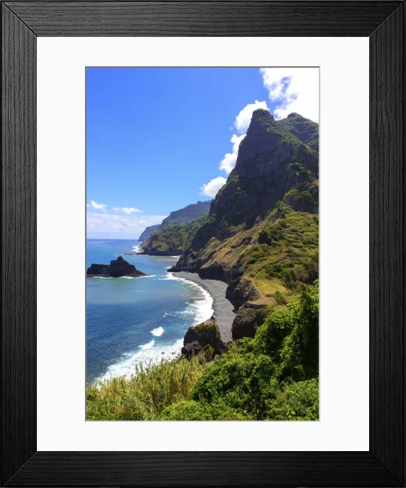 Framed Print : Cliffs at Boaventura, Porta Delgada, Boaventura, Madeira, Portugal Framed Print : Cliffs at Boaventura, Porta Delgada, Boaventura, Madeira, Portugal