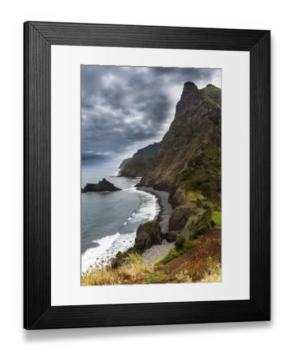 Framed Print : Cliffs near Boaventura, Vicente, Boaventura, Madeira, Portugal Framed Print : Cliffs near Boaventura, Vicente, Boaventura, Madeira, Portugal