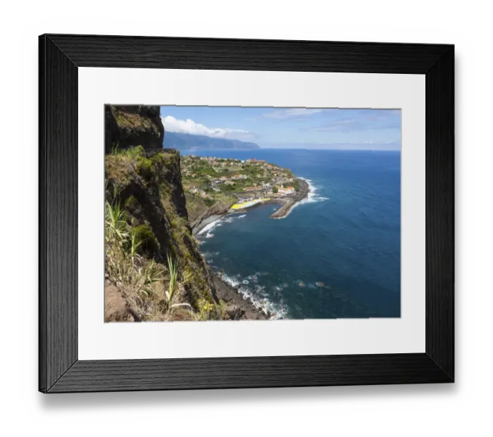 Framed Print : Coastal cliffs near Ponta Delgada, Vicente, Boaventura, Madeira, Portugal Framed Print : Coastal cliffs near Ponta Delgada, Vicente, Boaventura, Madeira, Portugal