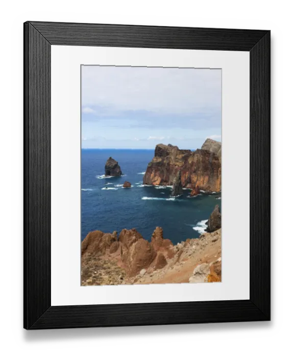 Framed Print : Nature reserve with steep cliffs on the volcanic peninsula of Ponta de Sao Lourenco, Funchal, Canical, Ilha da Madeira, Portugal Framed Print : Nature reserve with steep cliffs on the volcanic peninsula of Ponta de Sao Lourenco, Funchal, Canical, Ilha da Madeira, Portugal