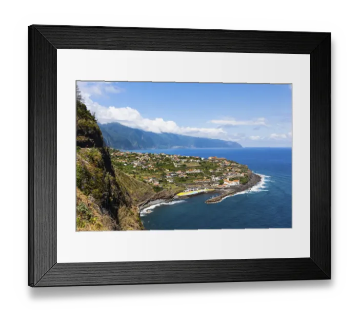 Framed Print : Cliffs of Ponta Delgada, Vicente, Boaventura, Madeira, Portugal Framed Print : Cliffs of Ponta Delgada, Vicente, Boaventura, Madeira, Portugal