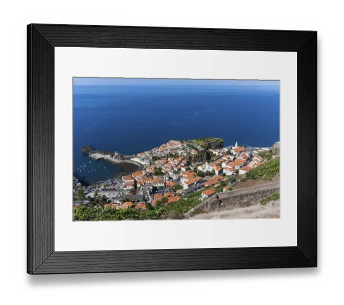 Framed Print : Townscape of Porto de Camara de Lobos, Funchal, Porto de Camara de Lobos, Ilha da Madeira, Portugal Framed Print : Townscape of Porto de Camara de Lobos, Funchal, Porto de Camara de Lobos, Ilha da Madeira, Portugal