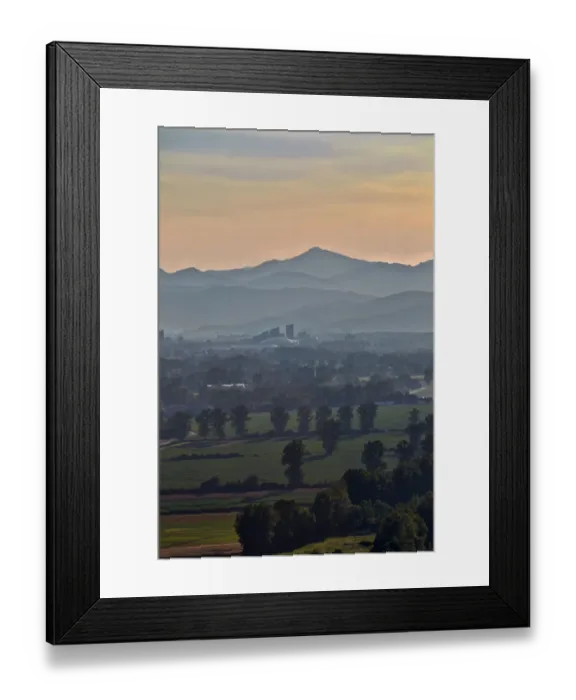 Framed Print : Landscape in the sunset, Podgrad, Dol pri Ljubljani, Slovenia Framed Print : Landscape in the sunset, Podgrad, Dol pri Ljubljani, Slovenia