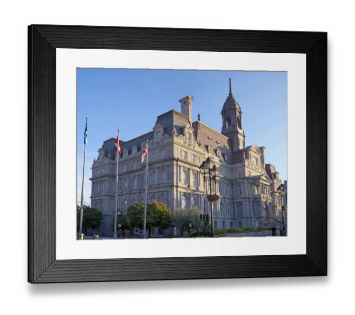 Framed Print : Montreal city Hall, Hotel de ville Montreal, Montreal, Quebec, Canada Framed Print : Montreal city Hall, Hotel de ville Montreal, Montreal, Quebec, Canada