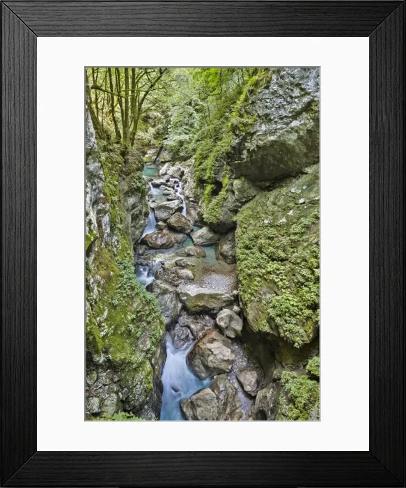 Framed Print : Tolmin Gorge, Emerald Route, Triglav National Park, Tolmin, Goriska, Slovenia Framed Print : Tolmin Gorge, Emerald Route, Triglav National Park, Tolmin, Goriska, Slovenia