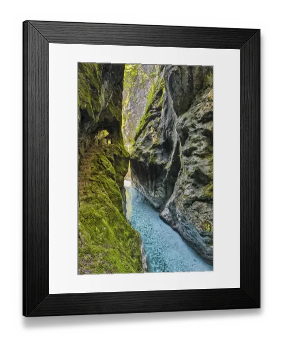 Framed Print : Tolmin Gorge, Emerald Route, Triglav National Park, Tolmin, Goriska, Slovenia Framed Print : Tolmin Gorge, Emerald Route, Triglav National Park, Tolmin, Goriska, Slovenia