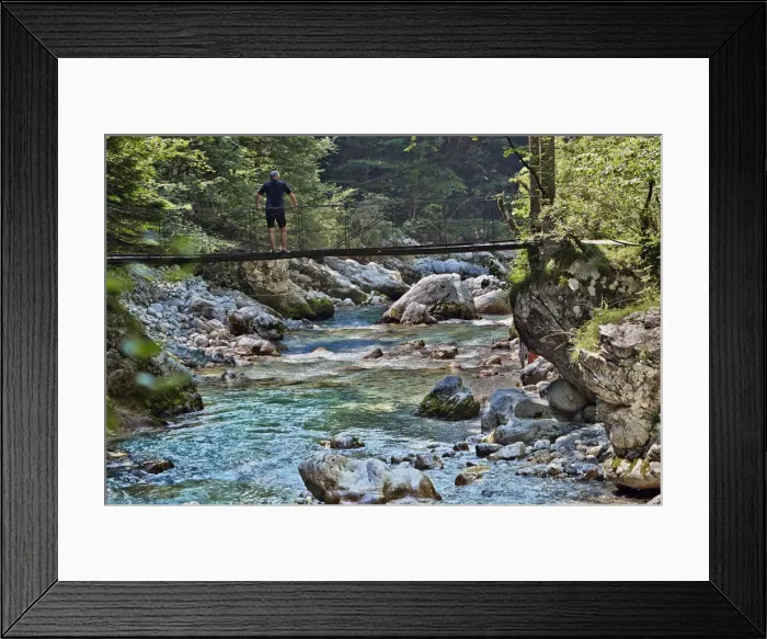 Framed Print : Tolmin Gorge, Emerald Route, Triglav National Park, Tolmin, Goriska, Slovenia Framed Print : Tolmin Gorge, Emerald Route, Triglav National Park, Tolmin, Goriska, Slovenia
