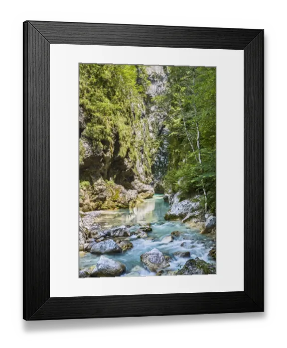 Framed Print : Tolmin Gorge, Emerald Route, Nationalpark Triglav, Region Primorska, Slowenien, Tolmin, Goriska, Slovenia Framed Print : Tolmin Gorge, Emerald Route, Nationalpark Triglav, Region Primorska, Slowenien, Tolmin, Goriska, Slovenia