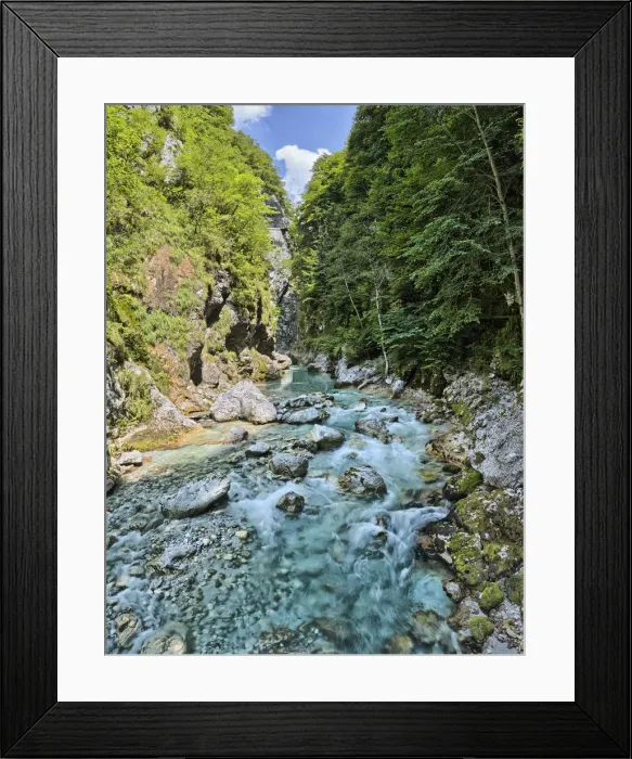 Framed Print : Tolmin Gorge, Emerald Route, Nationalpark Triglav, Region Primorska, Slowenien, Tolmin, Goriska, Slovenia Framed Print : Tolmin Gorge, Emerald Route, Nationalpark Triglav, Region Primorska, Slowenien, Tolmin, Goriska, Slovenia
